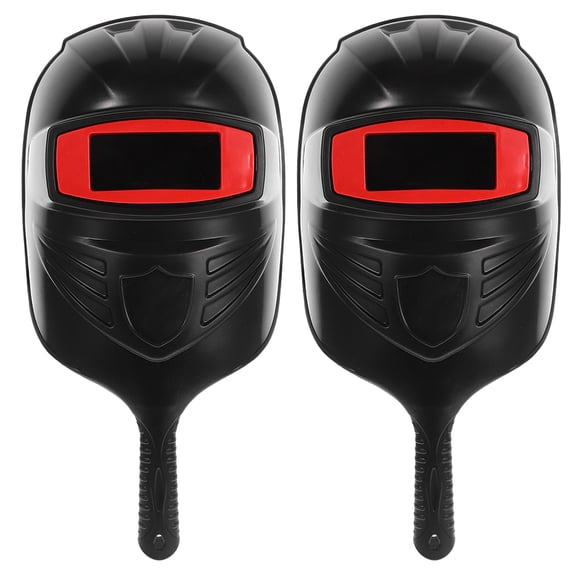 OUNONA 2Pcs Welding Visor Handheld Design Welders Mask Plastic Antidrop For Electrician Safety Equipment
