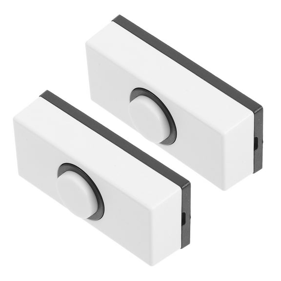 OUNONA 2Pcs Wall Mounted Doorbell Push Button Switch for Garage and Home