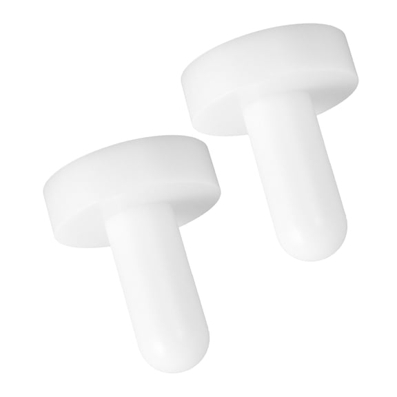 OUNONA Tart Press Tool PP White for Baking, Easy Dough Shaping and Quiche Maker 2Pcs