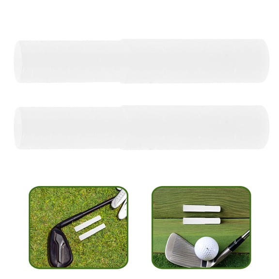 OUNONA 2-Pack White Steel Golf Shaft Extension Sleeves for Driver, , and Putter Fitting Accessories