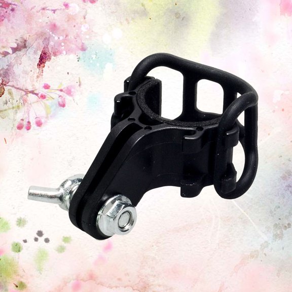 OUNONA 2Pcs Bike Extension Bracket Black Handlebar Mount for Flashlight and Lantern Holder