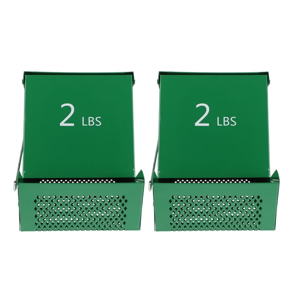 OUNONA 2Set Airtight Metal Cage Feeder for Small Animals Including Hamsters