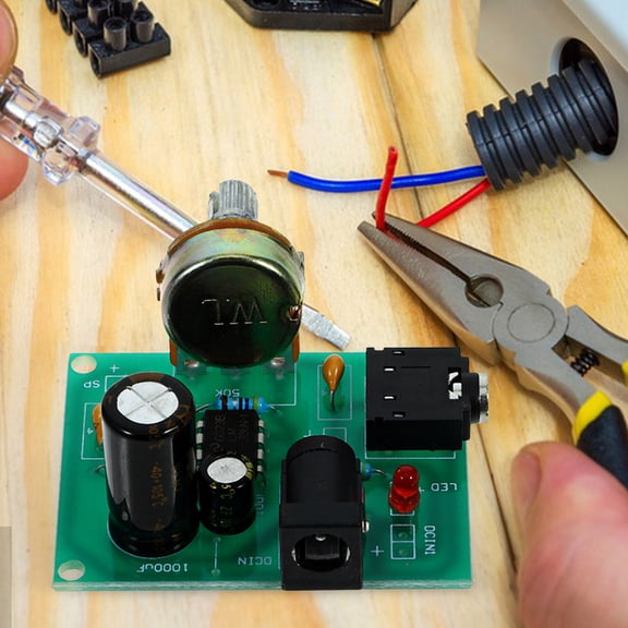 OUNONA 2Sets Power Amplifier Board Audio Stereo Circuit Board for Easy Installation