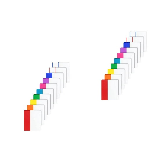 OUNONA Raindrops 2pcs 10 Books Cute Sticky Tabs Reading Page Markers Index Tabs Self Adhesive File Folder Tabs