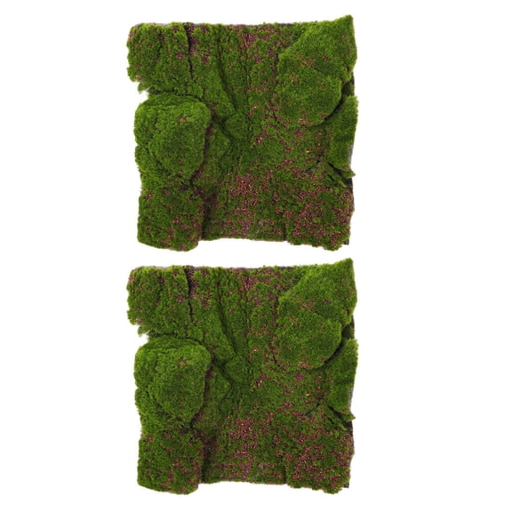 Tineasur Artificial Moss Mat Green Cotton Synthetic for Decor Realistic Appearance Easy Install