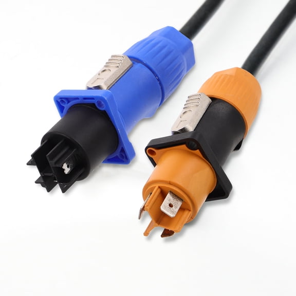 OUNONA 2pcs Aviation Cable Connector Splashproof 3-Pin Industrial Circular Connector For Stage Lights And Audio Equipment Industrial Electrical Panel Mount Connector