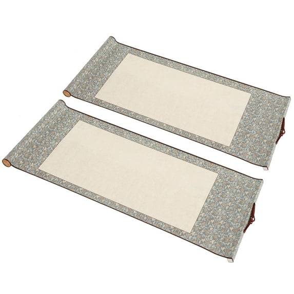 OUNONA 2pcs Blank Hanging Scroll Painting Scroll Chinese Rice Paper ...