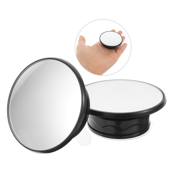 OUNONA 2pcs Blind Spot Convex Car Mirror Small Round Automotive Blindspot Mirrors Rearview Mirror Accessories for Improved Traffic Safety