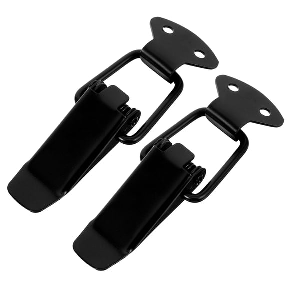 OUNONA 2-Pack Truck and Car Hook Lock Clips Quick Release Fasteners for Secure Bumper and Trunk Attachment