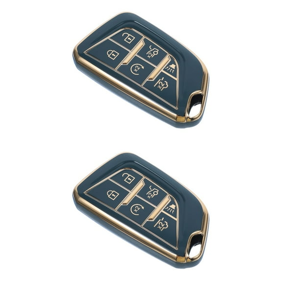 OUNONA 2pcs Car Key Cover Remote Key Fob Cover Key Case Protector Compatible With CT5