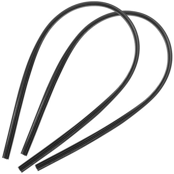 OUNONA 2pcs Front Windshield Wipers Rubber for Auto Car in Rainy Weather