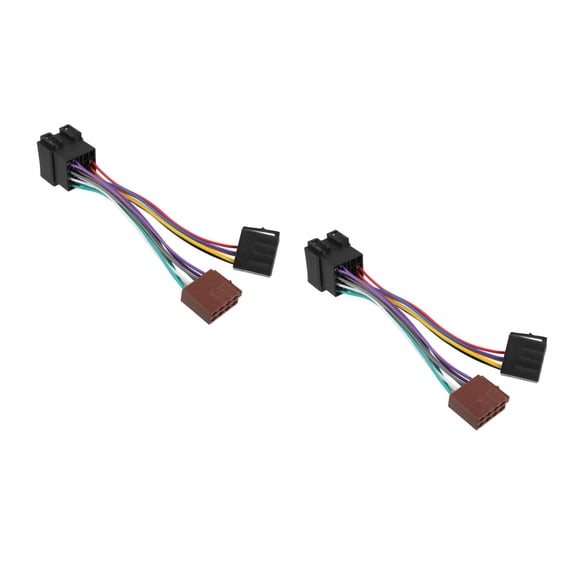 OUNONA 2pcs Car Wire Harness Adapter Compatible for Volkswagen Player Connection Lossless Cable