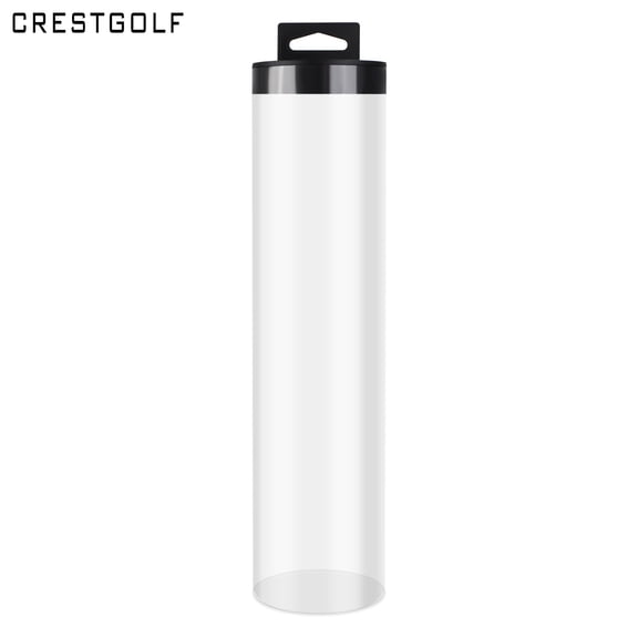 OUNONA 2pcs Clear Holder Cylindrical Tennis Tube For Baseball Transparent Packaging Box For Display Sports Container Home Competition Storage Case