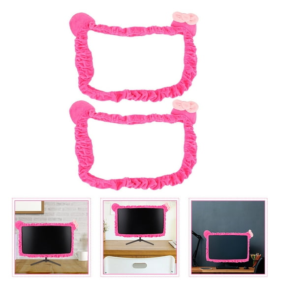 OUNONA 2pcs Computer Monitor Cover Monitor Frame Cover Computer Cover