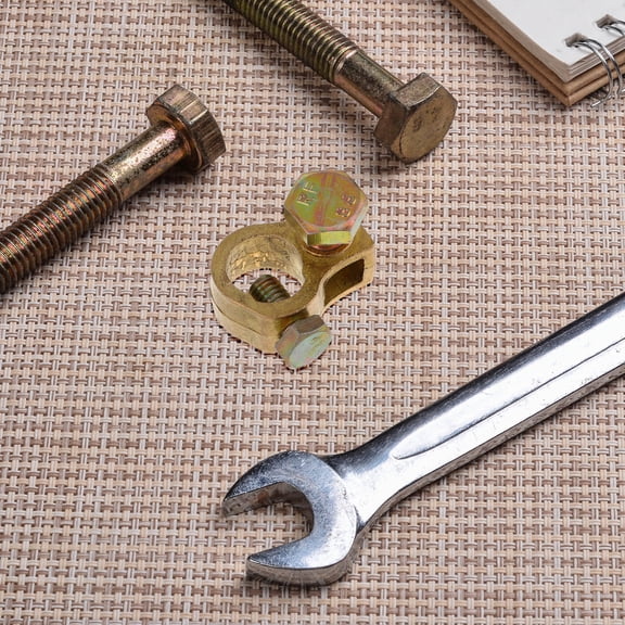 OUNONA 2pcs Copper Battery Terminal Clamps For Truck Batteries Quick Release Battery Terminals Battery Cable Terminal Clamps Supplies