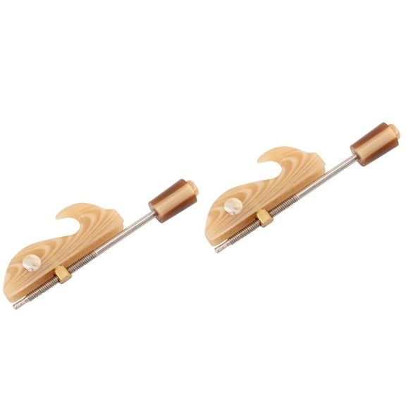 OUNONA 2pcs Erhu Bow Chinese Violin Bow Screw Bow Head Professional Musical Stringed Instrument Part