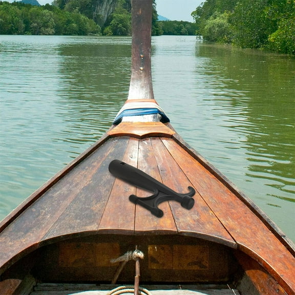 OUNONA 2pcs Extension Pole Attachment with Lifeboat Hook End for Docking, Boating, Dinghy, and Pole Hook Accessories