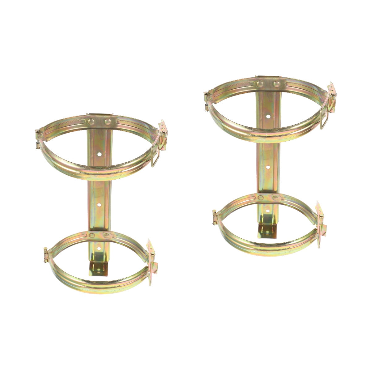 OUNONA 2pcs Fire Extinguisher Stand Metal Fire Extinguisher Holder Wall Mount Fire Extinguisher Stand