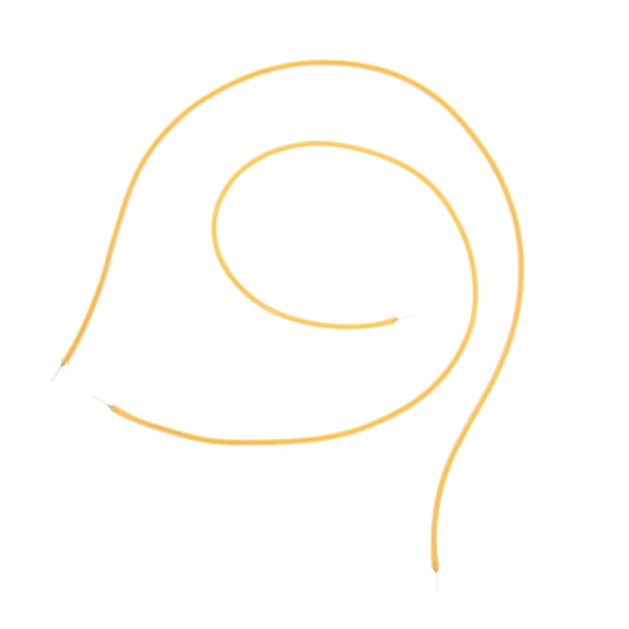 OUNONA 2Pcs Flexible LED Filament Light Bulb Part Orange for Retro and Cozy Ambience