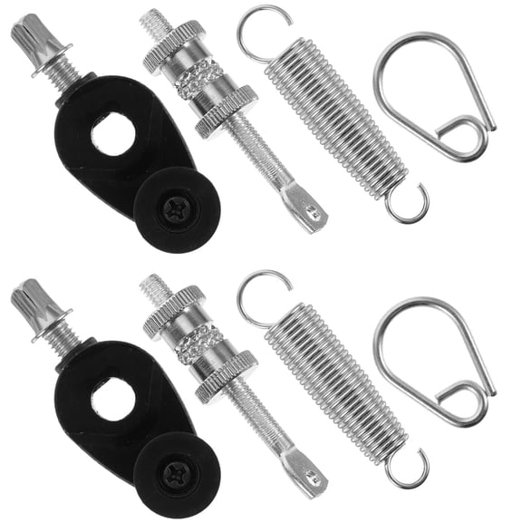 NUOLUX 2Pcs Drum Foot Pedal Parts Replacement Metal Spring Cam for Professional Percussion Use