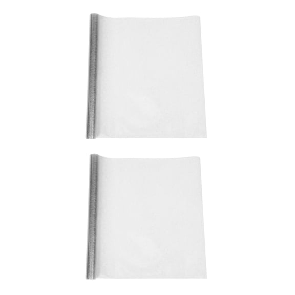 OUNONA 2pcs Frosted Glass Window Film Static Privacy Cling Semi Transparent Window Glass Door Covering for Bathroom Shower Windows