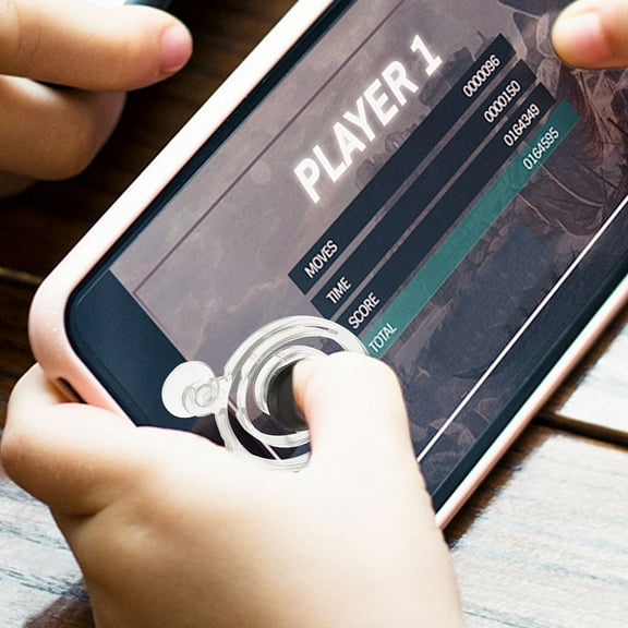 OUNONA 2pcs Phone Game Controller Sensitive Joystick Stable Mount Handle Grip Smart Phone Joystick For Mobile Gaming And Tablet Use