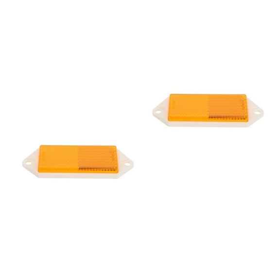 OUNONA 2pcs Golf Reflector Universal Reflector Trailer Reflector Train Reflector Golf Cart Reflector Trailer Light Plate Trailer Reflective Safety Board