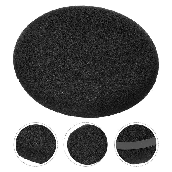 CATIEBYE Back to School Studio Headphone Earpads Black 2Set 5.5X5.5Cm