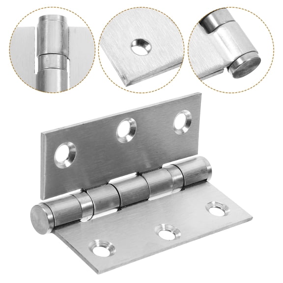 OUNONA 2-Pack Heavy Duty Cabinet Door Hinges for Kitchen Cabinets with Smooth Soft Closing and Construction