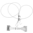 thumbnail image 1 of OUNONA 2pcs Heavy Duty Picture Hanging Wire Kit Supports Picture Frame Hanging Kit Stainless Steel Wire Rope For Hanging Artwork Mirrors Paintings, 1 of 8