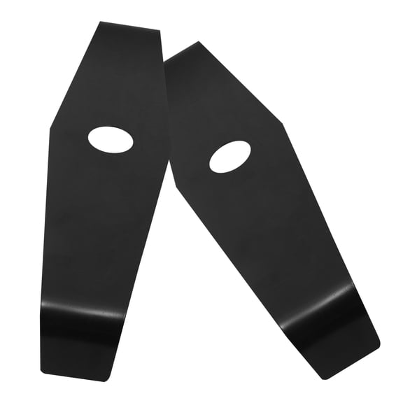 OUNONA 2pcs Lawn Mower Blades Manganese Steel Lawn Mower Sawblades Mower Fittings