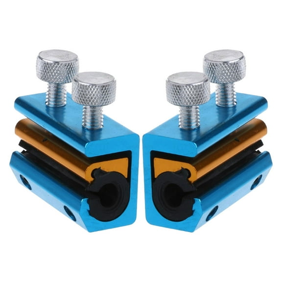 OUNONA 2pcs Motorcycle Cable Oiler Aluminum Double Clamp Wire Lubricator For Brake And Throttle For Bicycle Atv Dirt Bike And Scooter Maintenance Accessory