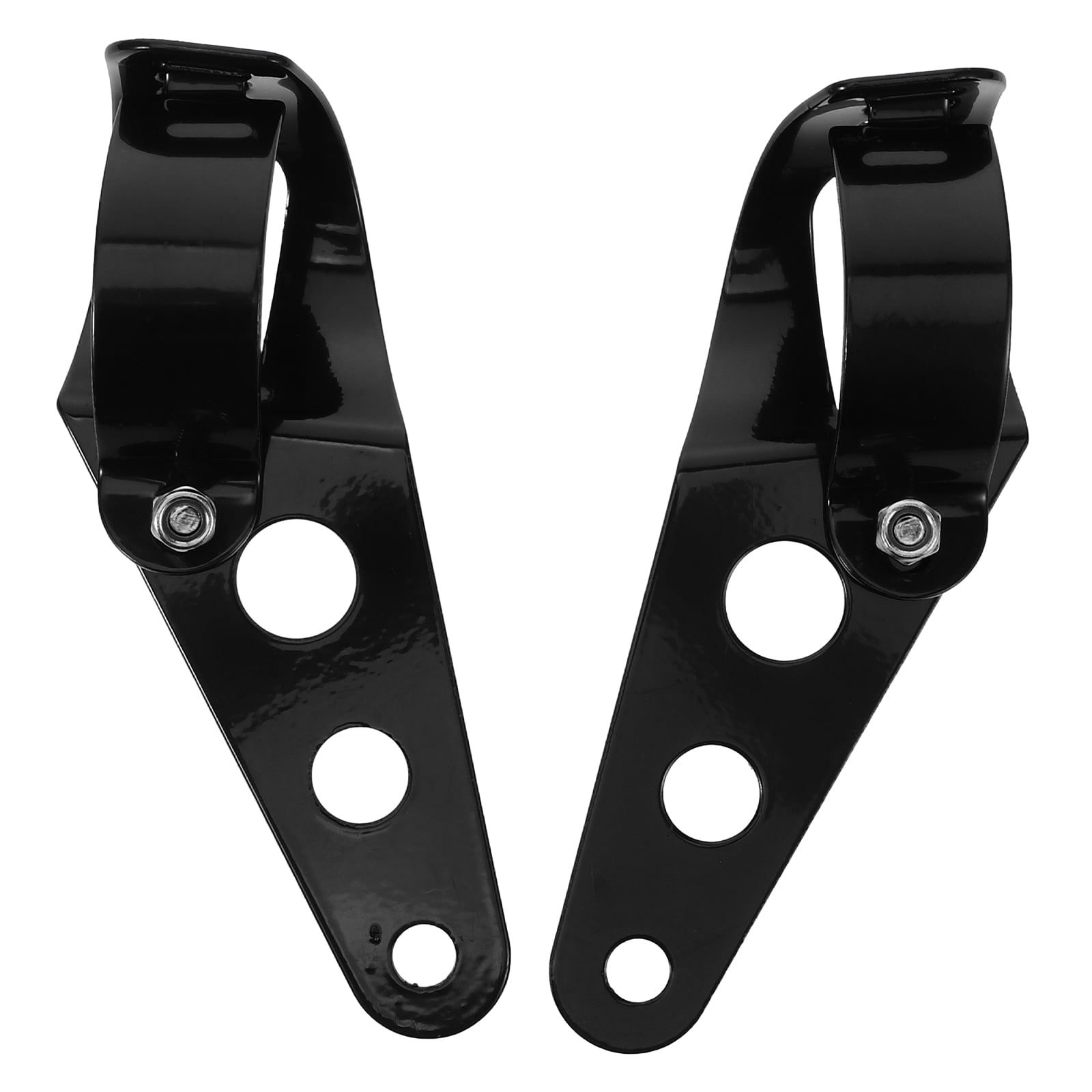 OUNONA 2pcs Motorcycle Headlight Bracket Absorber Bracket Headlight Support Mount Brackets