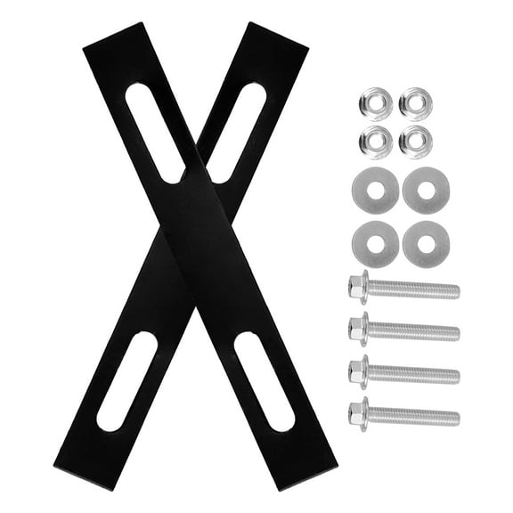 OUNONA 2pcs Motorcycle Rear Top Case Mount For Electric Bike Convenient Food Delivery Rack Replaceable Tail Box Mount Plate For Increasing Storage Space