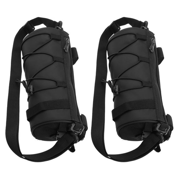OUNONA 2pcs Multifunctional Motorcycle Handlebar Bag Motorcycle Tool Bag Water Resistant Motorcycle Bag Front Tail Bag Frame Side Bag Small Storage Pouch