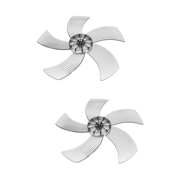 OUNONA 2pcs Plastic Standing Fan 5 Leaves Standing Fan Electric Fan Leaf Fan Universal