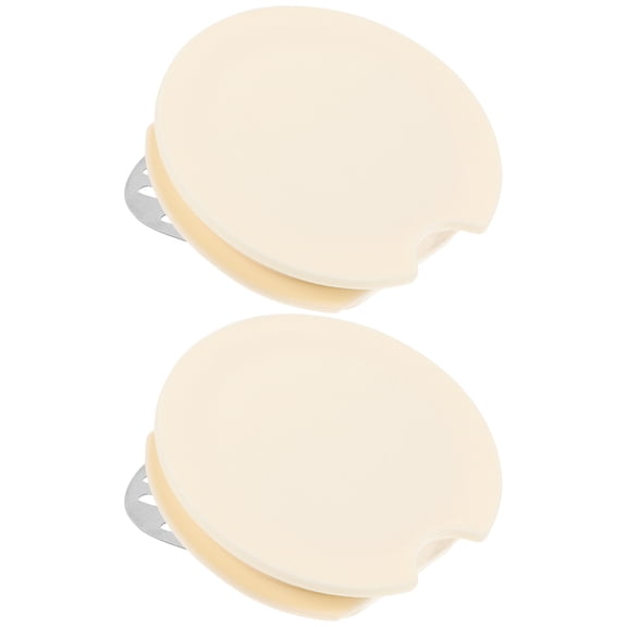 OUNONA 2-Pack Replacement Pitcher Lids for Water Jugs, Kitchen Pitcher Lid Covers, Easy Fit Replacement Accessories