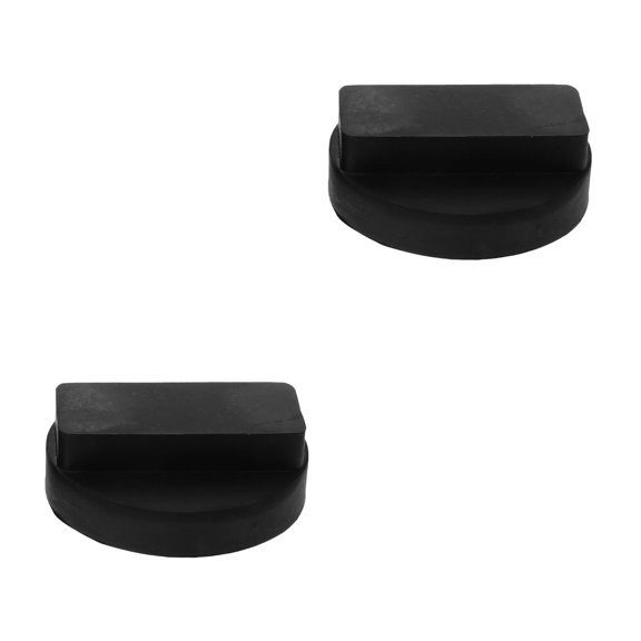 OUNONA 2pcs Replacement Rubber Jack Pad For Reduce Vibration And Extend Vehicle Lifespan Easy To Install Car Jack Adapter For Floor Jacks And Jack Stands