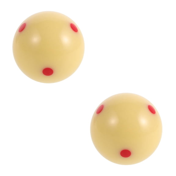 OUNONA 2pcs Reusable Billiard Ball Large Pool Ball Cue Ball Billiard Training Equipment for Training Resin Cue Ball Cue Ball Resin Billiard Ball Billiard Training Tool Billiard Table Supply