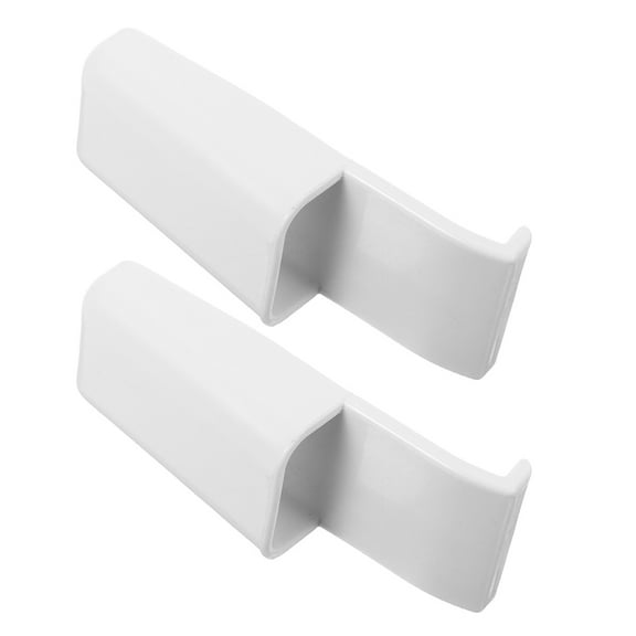 OUNONA 2pcs Rice Paddle Holder for Rice Cooker Convenient Scoop Storage Rack Plastic Spoon Holder for Kitchen Easy to Clean Spoon Hook