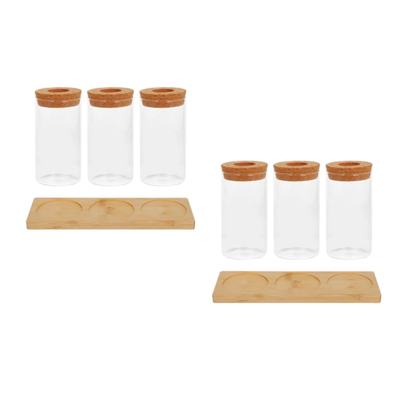 OUNONA 2pcs Set of 3 Plant Terrarium Kit Desktop Glass Planter Hydroponic Bottle Micro Propagation Vases Landscape Bottle for Indoor Plant Propagation Station