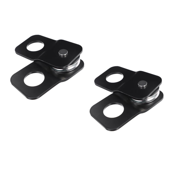 OUNONA 2pcs Snatch Block 4 Ton Winch Auto Self Rescues Pulley For Atv Utv Truck Tractor