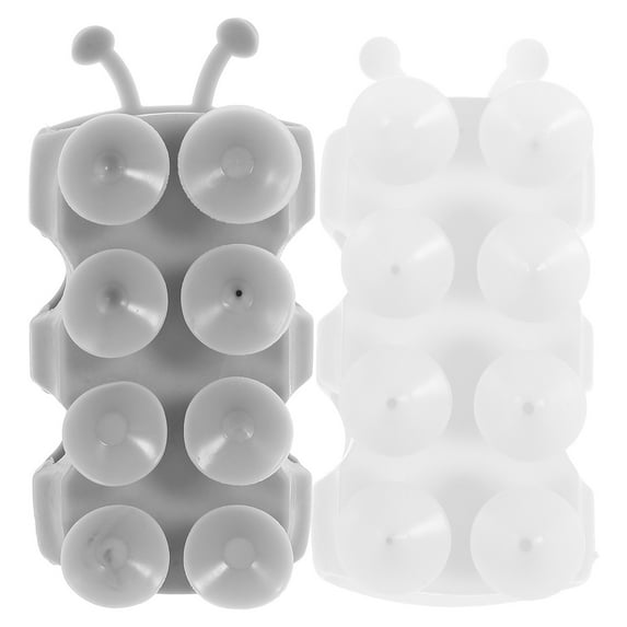 LABELEPH Handheld Shower Mount White 2Pcs 3.5x1.8x1.2in
