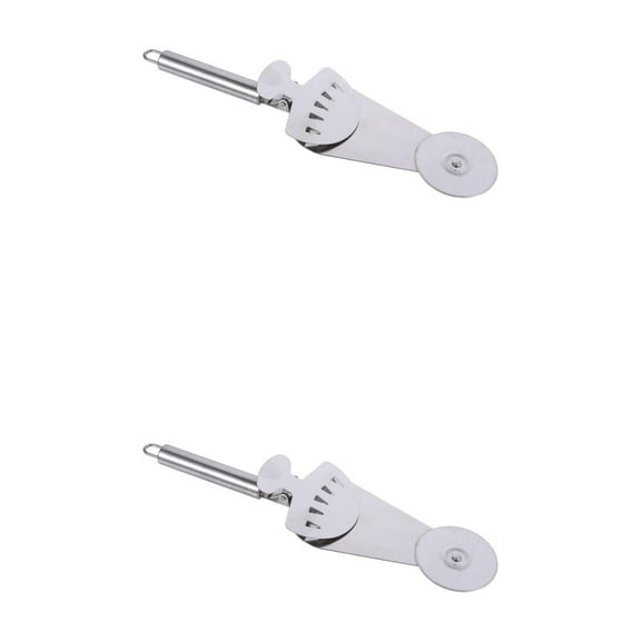 OUNONA 2pcs Stainless Steel Cake Shovel Pie Pizza Cheese Server Cake Divider Cutter
