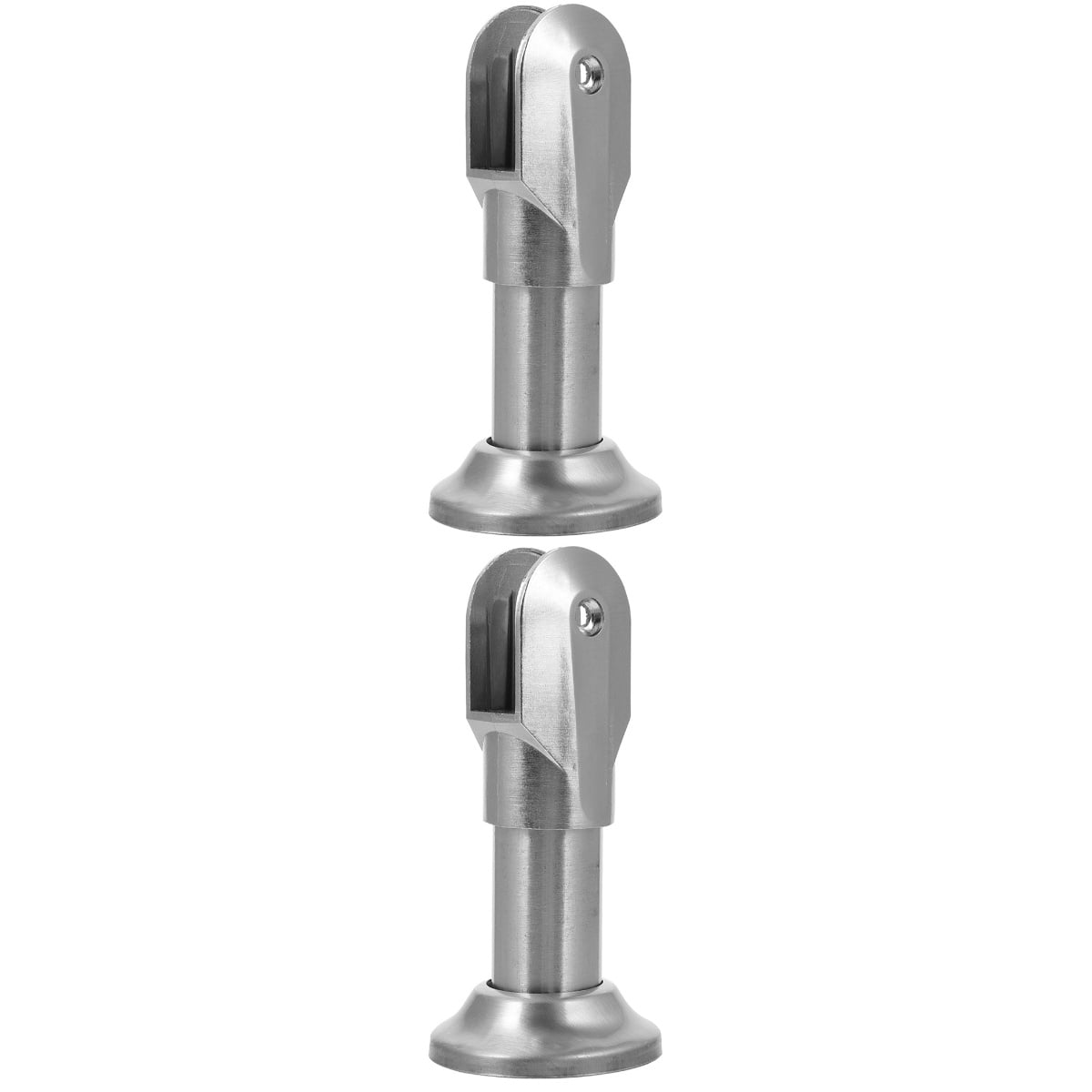 Partition Support OUNONA 2pcs Stainless Steel Partition Foot Restroom Partition Holder ...