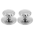 thumbnail image 1 of OUNONA 2pcs Stainless Steel Pot Lid Handles Cookware Replacement Knob Set, 1 of 8