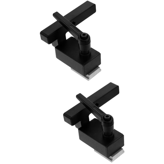 OUNONA 2-Pack Stop Blocks with Handle, Aluminum Alloy Miter Block Limiters for Precision Woodworking