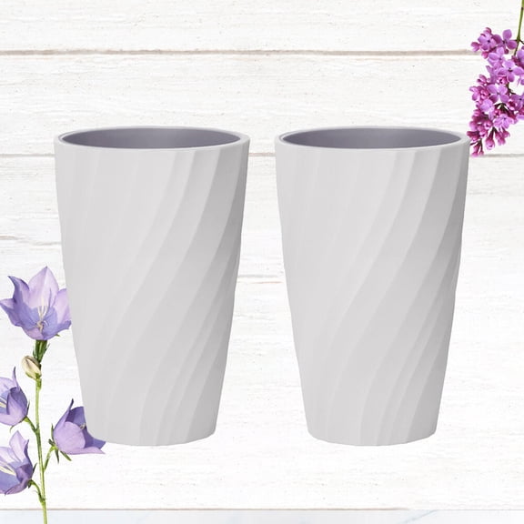OUNONA 2-Pack Travel Toothbrush Holder Cups, Portable Plastic Design for Home, Office, and Travel Use