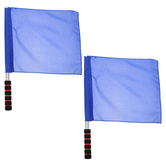 OUNONA 2pcs Traffic Signal Flag Lightweight and Portable Hand Signal Flags for Sports Commanding Referee Flags Soccer Volleyball Referee Flags