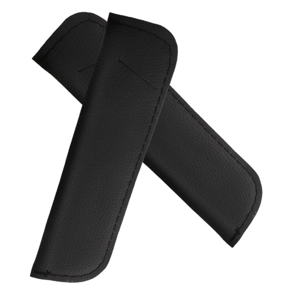 FOLOYORI 2-Pack Black PU Tuning Fork Covers Protector for Storage and Secure Transportation